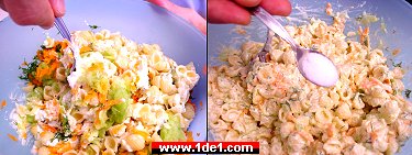 Makarna Salatası Tarifi, Makarna Salatası yapımı, Makarna Salatası nasıl yapılır, yapılışı, Makarna Salatası tarifleri